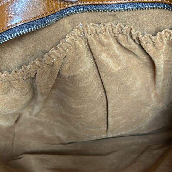 Patricia Nash vintage botanical garden floral brown shoulder bag NWT - Picture 9 of 14